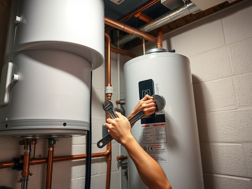 Water heater installation